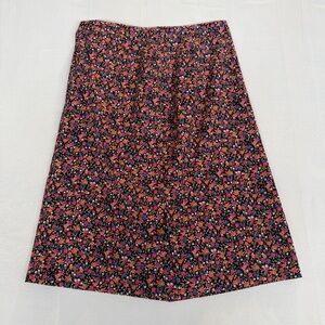 Harold’s Midi Skirt Cotton Blend Sz 8 Floral Print Cottagecore Fairy Whimsigoth